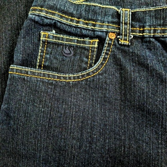 Gloria Vanderbilt Amanda Jeans Women's Size 12 SHORT Dark Stretch Cotton Blend - Picture 4 of 7